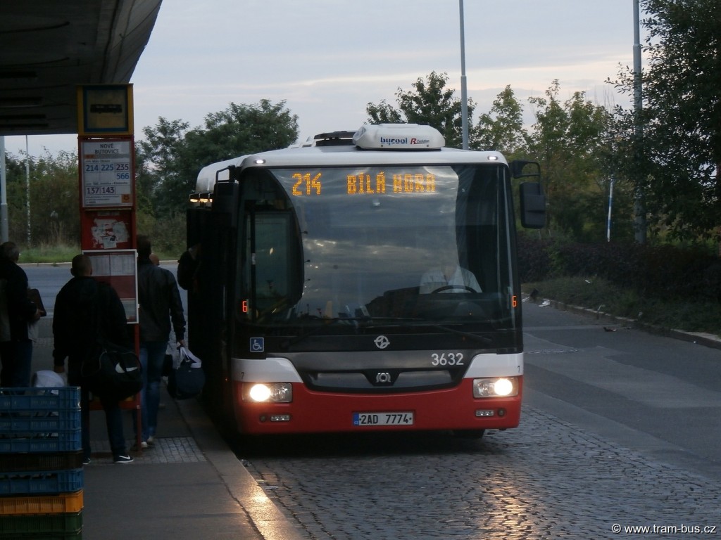 linka 214 SOR NB 12 Nové Butovice 2014