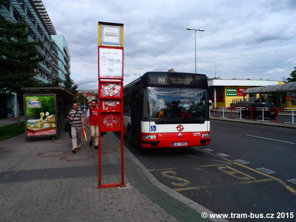 2342 - linka 144 Kobylisy DPP Irisbus Citybus 12M 3275