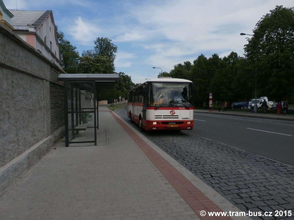 3847 - linka 158 Čakovický zámek DPP Karosa B 931 7478