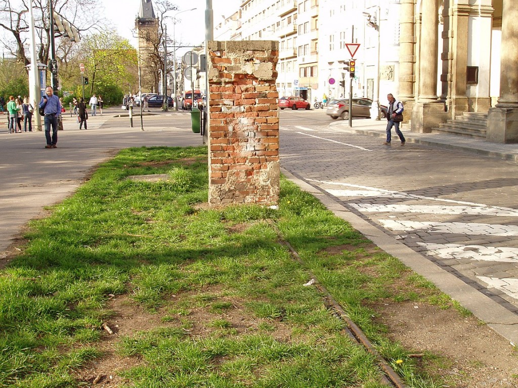 kolejnice na Karlově náměstí