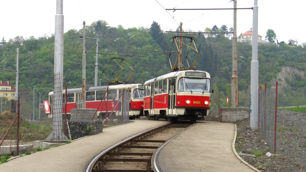 Rámusák na pravém břehu Vltavy