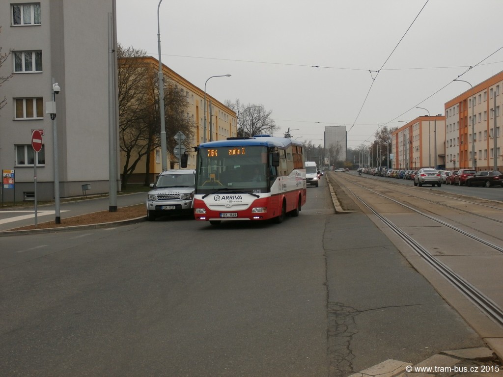 linka 264 Petřiny Arriva SČ SOR BN 8,5 1475